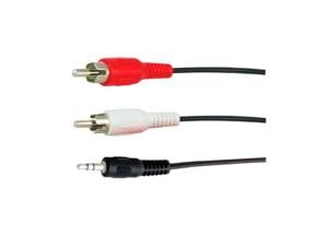 Profile audio kabel mini jack>2RCA M 1,5m